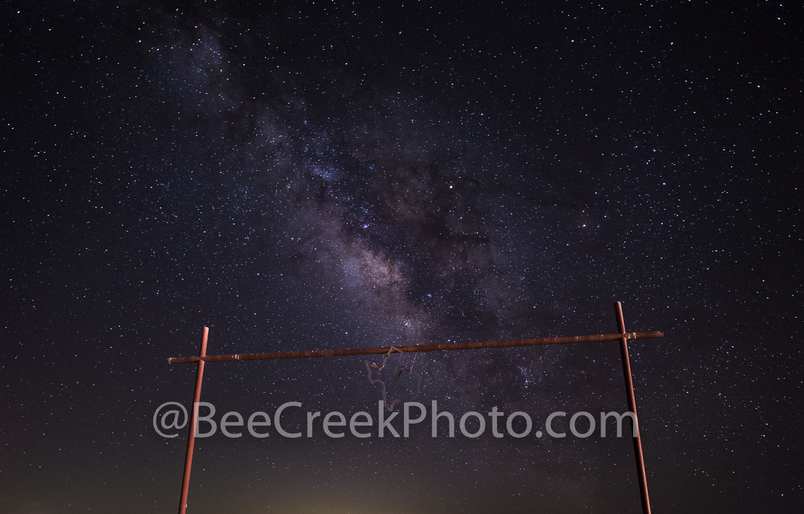 Astronomy, astrophotography, celestial, gate, ranch, dark, dark skies, galaxies, galaxy, golden,, landscape, light pollution, milky way, milkyway, night, night landscape, night landscapes, night photo